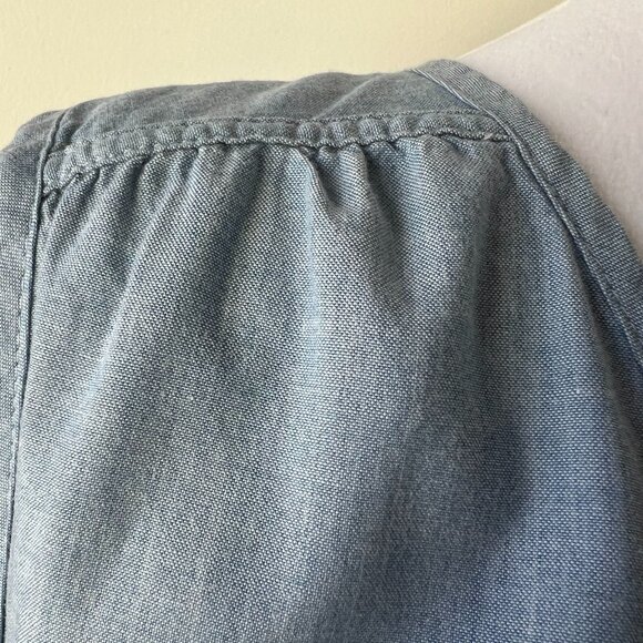 Sonoma Life+Style Weathered Denim Sleeveless Top, XL - Boho Chic! - Picture 5 of 12